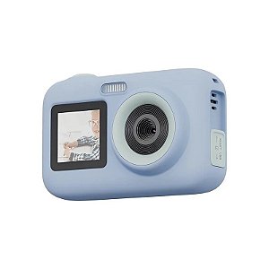 Câmera Infantil Sjcam Funcam+ 1080P HD Tela Dupla - Azul Celeste