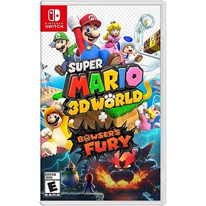Jogo Super Mario 3D World + Fúria de Bowser - Nintendo Switch