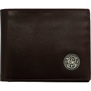 Carteira Dobrável Smith&Wessont 49350 Masculina - Marrom