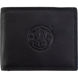 Carteira Dobrável Smith&Wessont 49740 Masculina - Preta