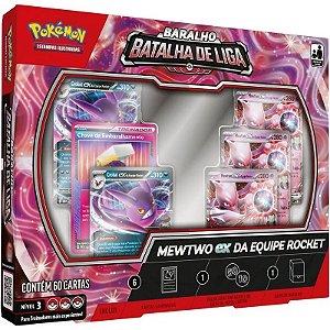 Jogo de Cartas Pokémon Combate de Liga Mewtwo Ex da Equipe Rocket - 10-10122-107 (60 cartas)