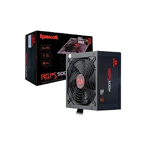 Fonte 500W Redragon GC-PS001 80+ Bronze Bivolt