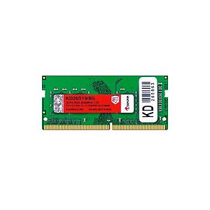 Memória para Notebook Keepdata, DDR4 8GB (1X8GB), 2666MHZ, So-DIMM, KD26S19/8G, Verde