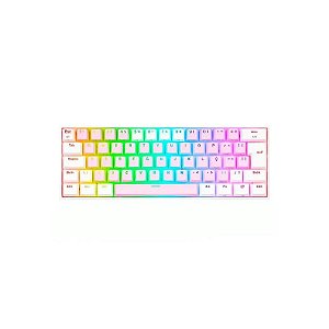 Teclado Gamer Redragon Draconic Pro K530-RGB-Pro RGB Sem Fio - Rosa