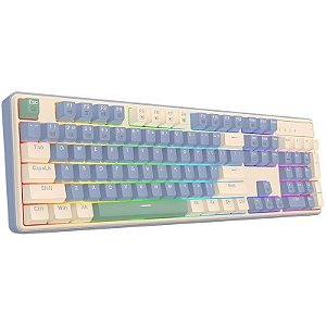 Teclado Gamer Redragon Faye K685PYG-RGB Branco