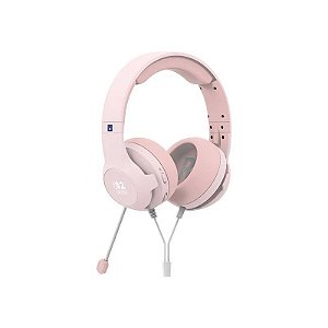 Fone de Ouvido Gamer Hori Headset NSX-113U para Nintendo Switch 2 - Rosa Confortável