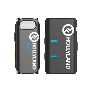 Microfone Hollyland Lark M1 Solo, Sem Fio 2.4GHZ, Preto