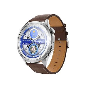 Relógio Hoco Watch Y21 Metal Cinza/Marrom