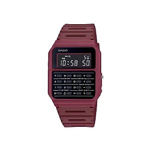 Relógio Casio Data Bank CA-53WF-1BDF Digital Unissex Vermelho