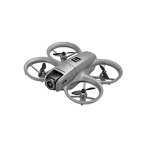 Drone Hetzer D16 Mini 180º/200M/2 Baterias - Cinza