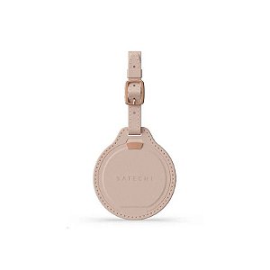 Chaveiro Satechi ST-Lfaltr Couro Vegano Etiqueta de Bagagem Findall - Rosa