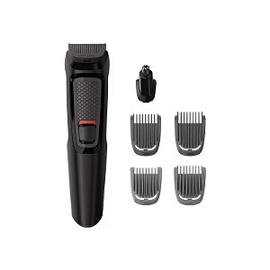 Aparador de Pelos Philips Multigroom MG3711/15 Bivolt 6 Em 1 - Preto