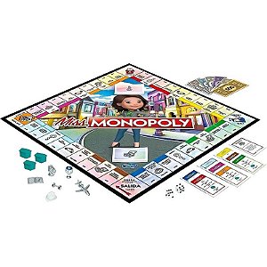 Jogo de Tabuleiro Miss Monopoly Hasbro - E8424
