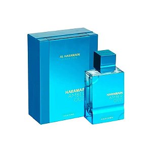 Perfume Al Haramain Amber Oud Aqua Dubai Água de Perfume Unissex 100ML