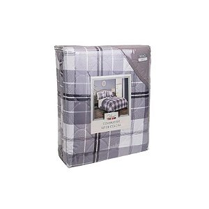 Jogo de Colcha Home Accents King Cinza 3 Peças