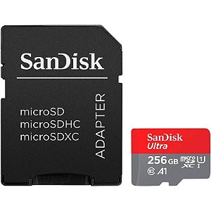Jogo de Memória Sandisk MicroSDXC Ultra UHS-I 256GB 150MB/s 2 Peças