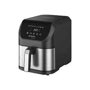 Fritadeira Elétrica Aiwa Home AWFT5017 1500 Watts 220V ~ 50/60 Hz - Cinza/Prata