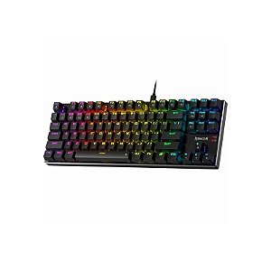 Teclado Redragon Dharma TKL K660-RGB - Vermelho/Preto