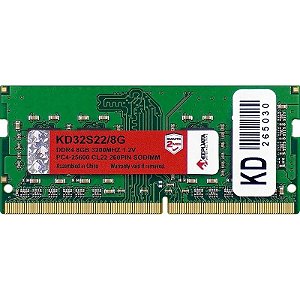 Memória para Notebook Keepdata 8 GB 3200MHz DDR4 KD32S22/8G