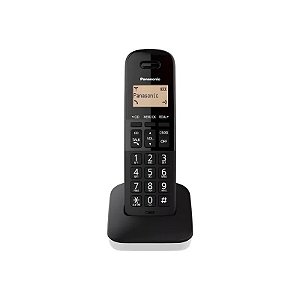 Telefone Sem Fio Panasonic KX-TGB310LAW - Preto/Branco