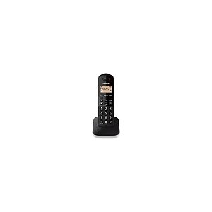 Telefone sem fio Panasonic KX-TGB310LAW com base e bina / 110V - Branco / Preto