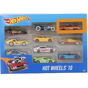 Pacote Coleção Hot Wheels Mattel 54886 (10 peças)