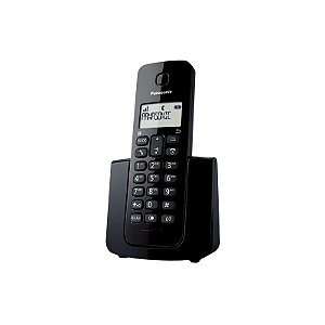 Telefone Panasonic KX-TGB110LAB com Base Bivolt Preto