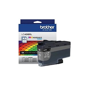 Cartucho de Tinta Brother LC406XL BK Preto (MFC-J6955)