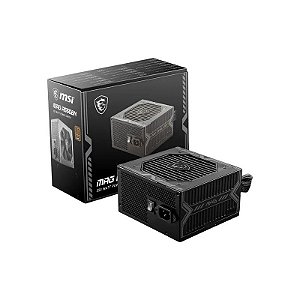 Fonte de Alimentação MSI Mag A550BN 550 W 80 Plus Bronze - Preto (306-7ZP2A23-CE0)