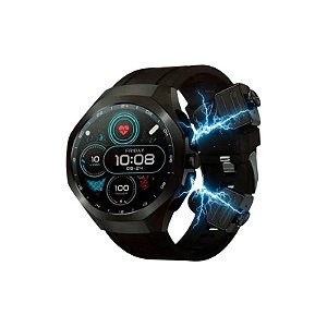 Relógio inteligente G-Tide R9 Edge - Bluetooth - À Prova D'Água - com Pulseiras Extra - Cinza