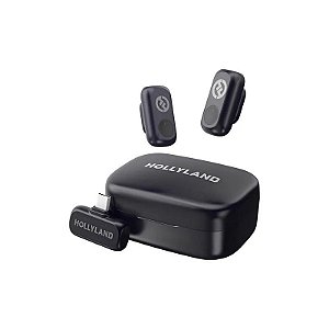 Microfone Sem Fio Hollyland Lark A1 - USB-C - Recarregável - Preto