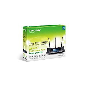 Roteador WiFi AC TP-Link RE590T Touch AC1900 Dual Band LR