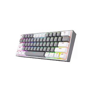 Teclado Mecânico Redragon Fizz Pro K616-RGB (Inglês) - Branco/Cinza