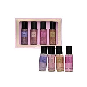 Kit Brilho Corporal Mini Splash Victoria's Secret 4 Unidades - 75ML