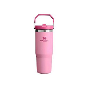Garrafa Térmica Stanley The Iceflow Flip Straw Tumbler 887ml - Peônia