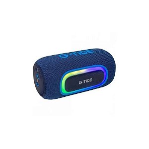 Caixa de Som G-Tide SV80 - 50W - Bluetooth - NFC - À Prova D'Água - Azul