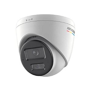 Câmera de Vigilância IP Hikvision Turret DS-2CD1327G2H-Liu ColorVu 1080P - Branco/Preto