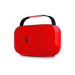 Caixa de Som Smartfy CS03R Xtreme 60 Watts com Bluetooth/USB/Auxiliar/Micro SD - Vermelho