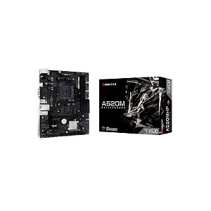 Placa-Mãe Biostar A520MHP 2XDDR4 Soquete AM4 Chipset A520 Micro ATX