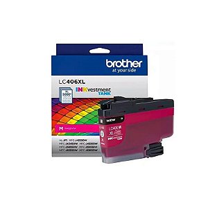 Cartucho de Tinta Magenta Brother LC406XL M (MFC-J6955)