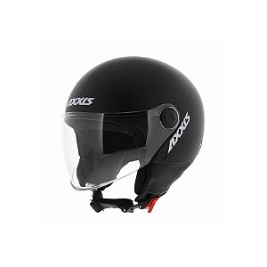 Capacete Axxis Square s Solid A1 - Aberto - Tamanho L - Preto Fosco