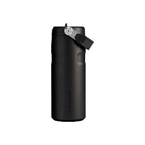 Garrafa Térmica Stanley The Aerolight Iceflow Bottle Flip Straw 2.0 Tampa 10-12110-123 - 473ML - com Bico - Preto 2.0