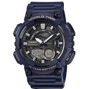 Relógio Masculino Casio Digital AEQ-110W-2AVDF