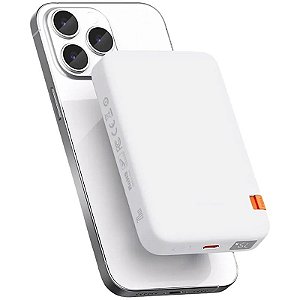Carregador Portátil Mcdodo MC-510 10000mAh 20W Power Bank Magnético Sem Fio Branco
