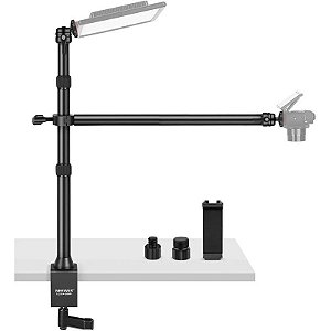 Suporte Neewer para Mesa com Braço Auxiliar de Fixação TL253A - Preto