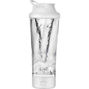 Garrafa Voltrx VortexBoost Elétrica Agitadora (700mL) - Branca