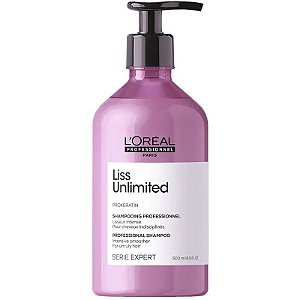 Xampu L'Oréal Serie Expert Liss Unlimited - 500mL