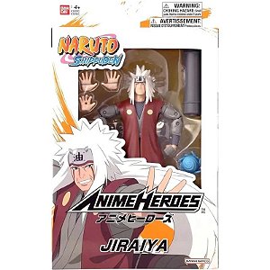 Boneco Naruto Jiraiya Anime Heroes Mega Bandai - 36900-36965