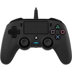 Controle com fio Nacon Compact para PS4/PC - Preto