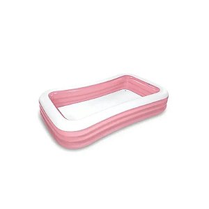 Piscina Intex 58487 Inflável Retangular 1050L - Rosa
